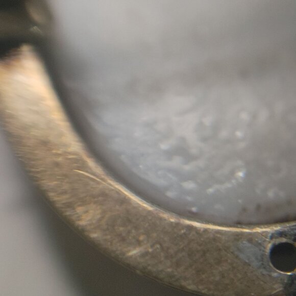 Victorian Antique Brooch Pendant Hand Painted Porcelain Portrait Gold Tone Oval - Picture 10 of 16